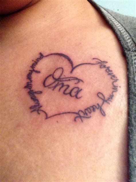 tattoo für oma